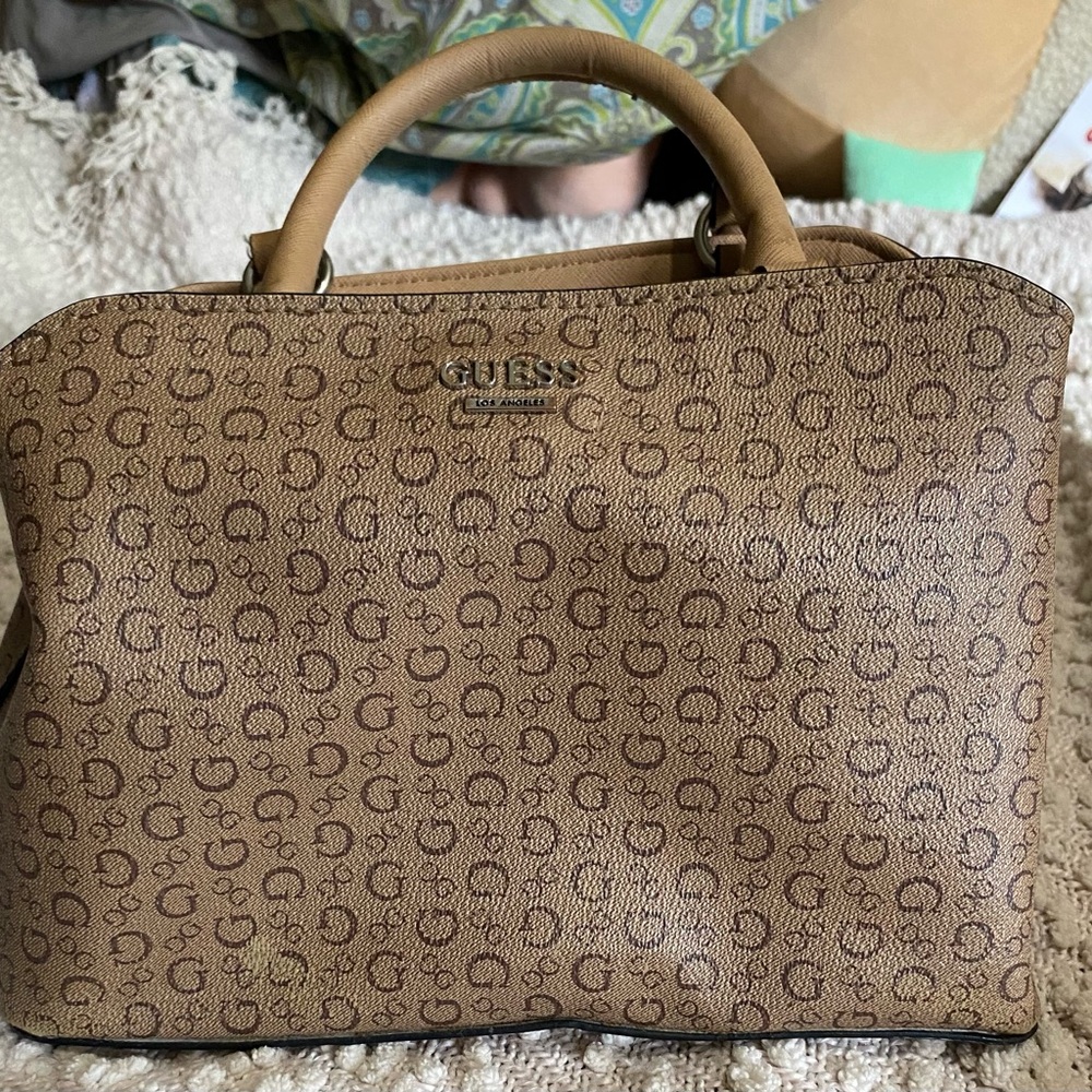 Guess Mocha Mini Satchel - image 1